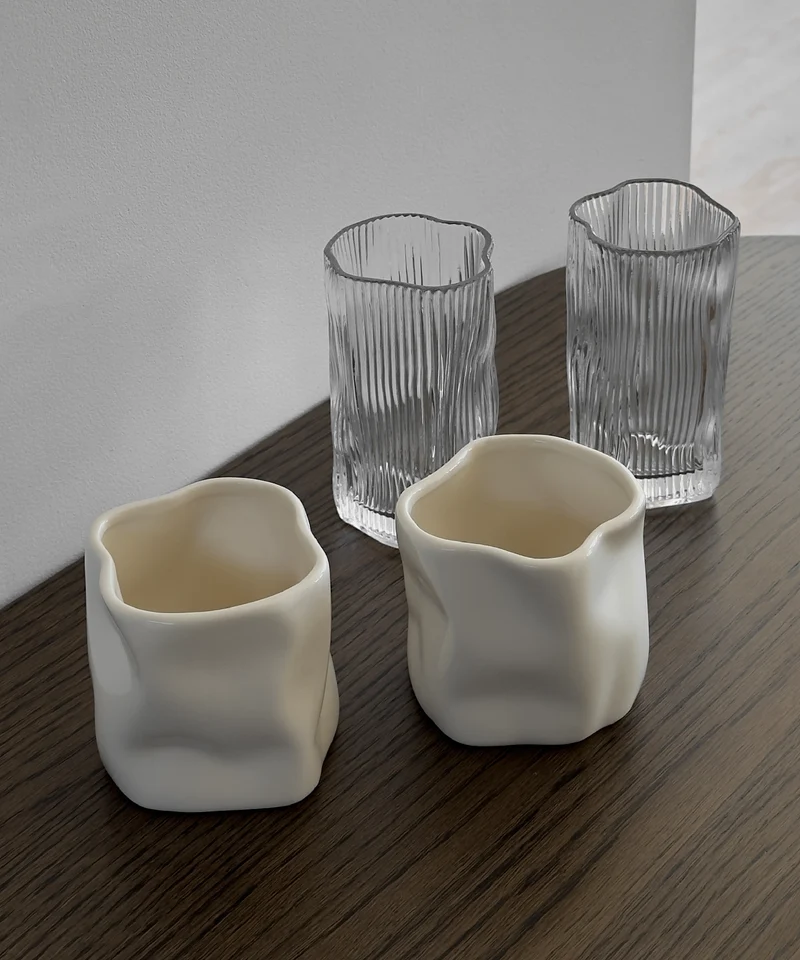 Geriffeltes organisches Glas | Alaska