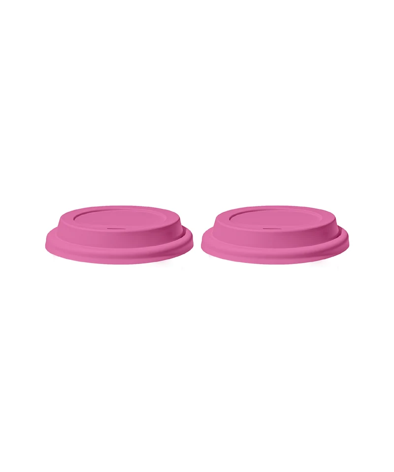 To-Go Becher Silikon-Deckel im 2er Set Pink | Brooklyn