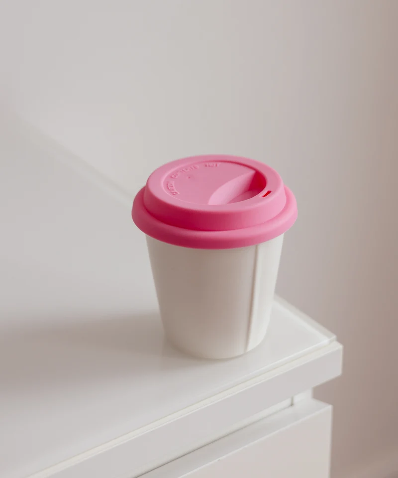 To-Go Becher Silikon-Deckel im 2er Set Pink | Brooklyn