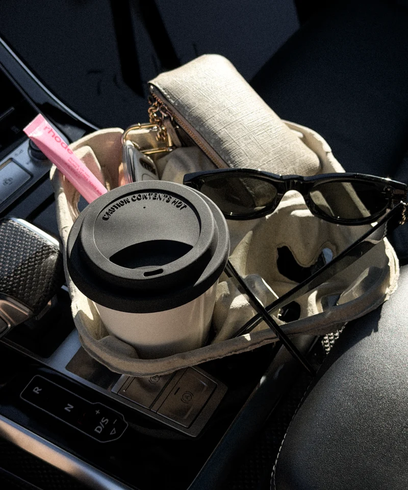 To-Go Becher Silikon-Deckel im 2er Set Schwarz | Brooklyn