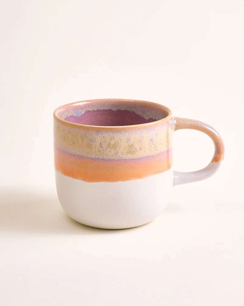Coimbra Tasse groß lila orange