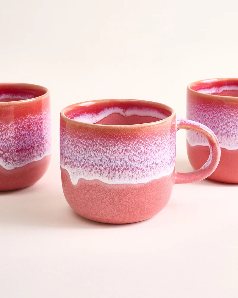Coimbra Tasse groß rot 6er-Set