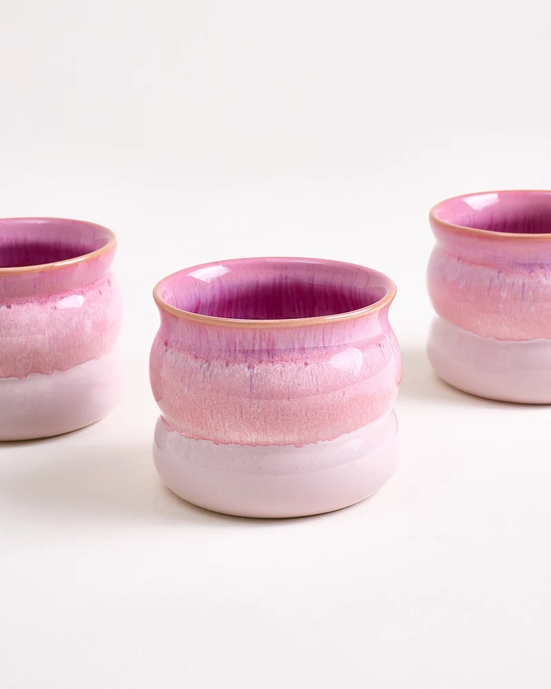 Bica Becher klein bubble pink 4er-Set