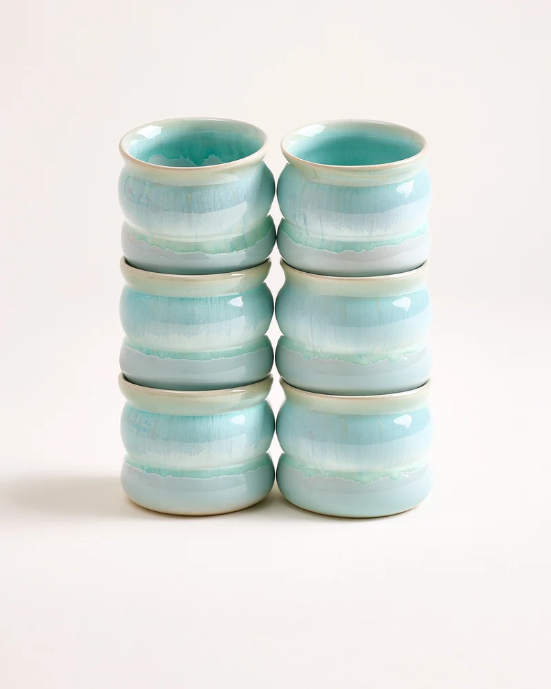 Bica Becher klein bubble mint 6er-Set
