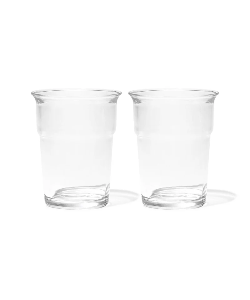 Klares Trinkglas im To-Go Design | Liva