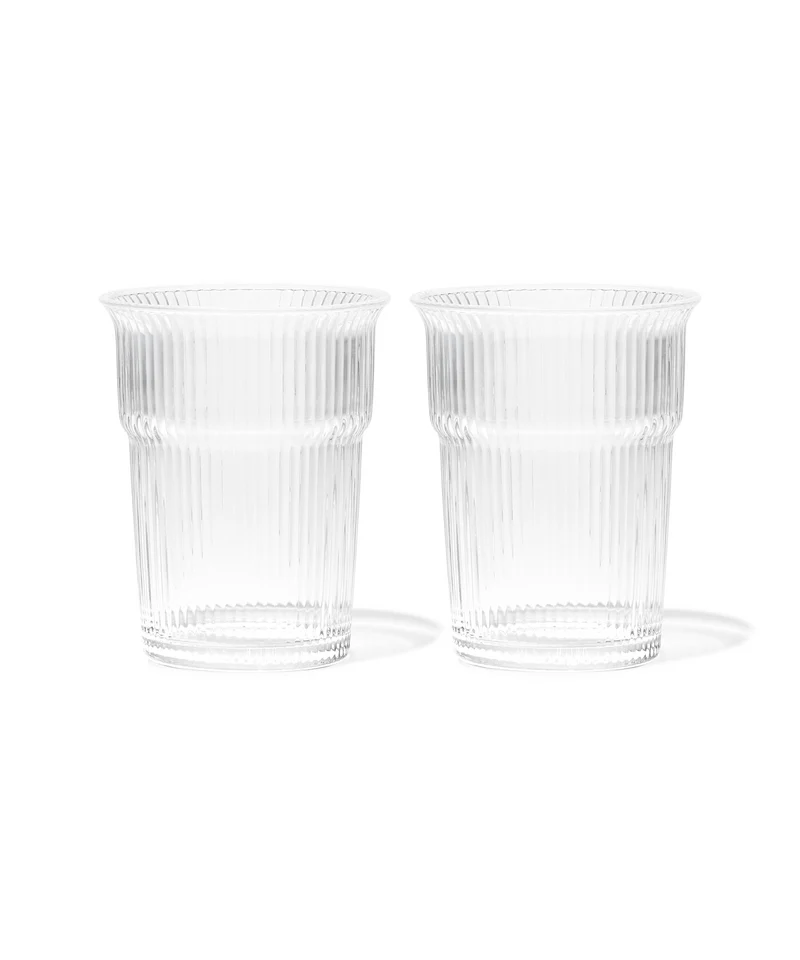 Gerilltes Trinkglas im To-Go Design | Liva