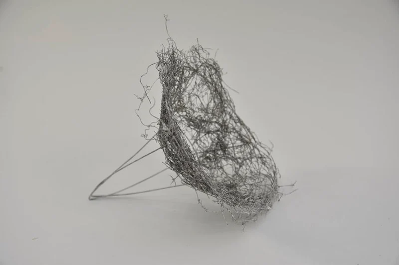 Salim Blumenstraußhalter ''Trichter'' 15cm White-Wash