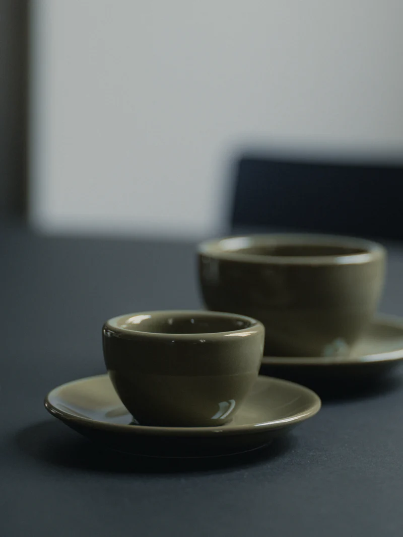 Espresso, forestis green, set of 2