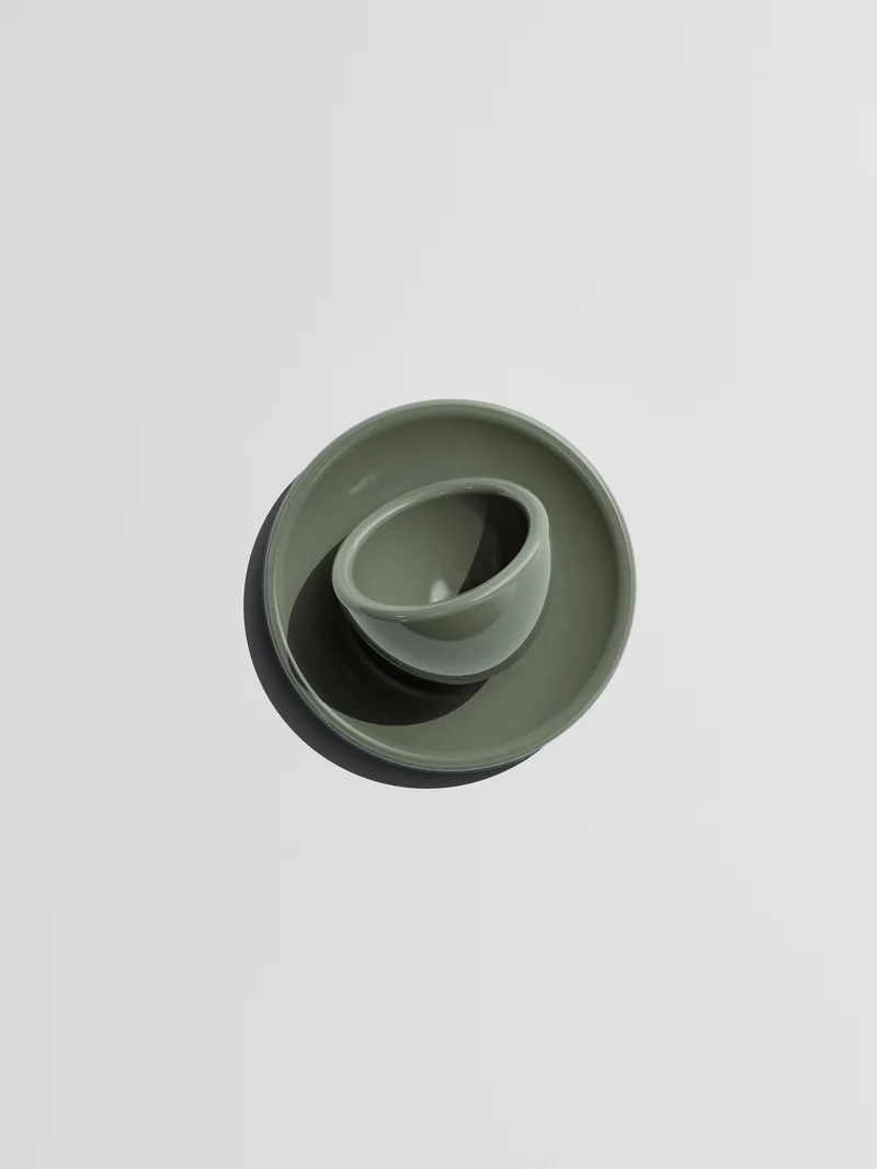 Espresso, forestis green, set of 2