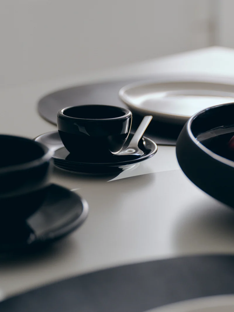 Espresso, black, set of 2