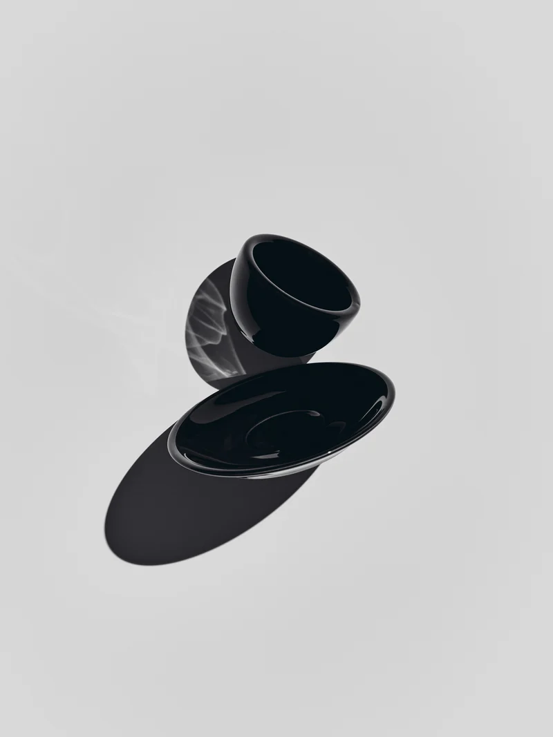 Espresso, black, set of 2