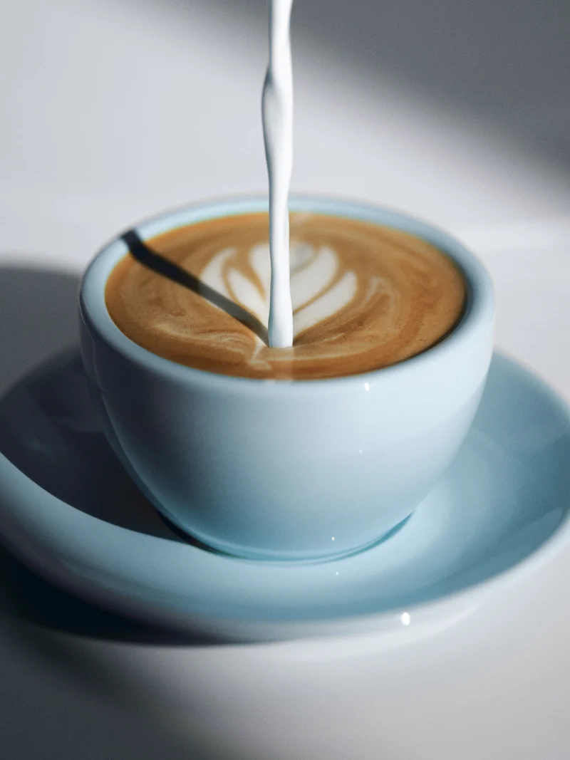 Cappuccino, baby blue, set of 2