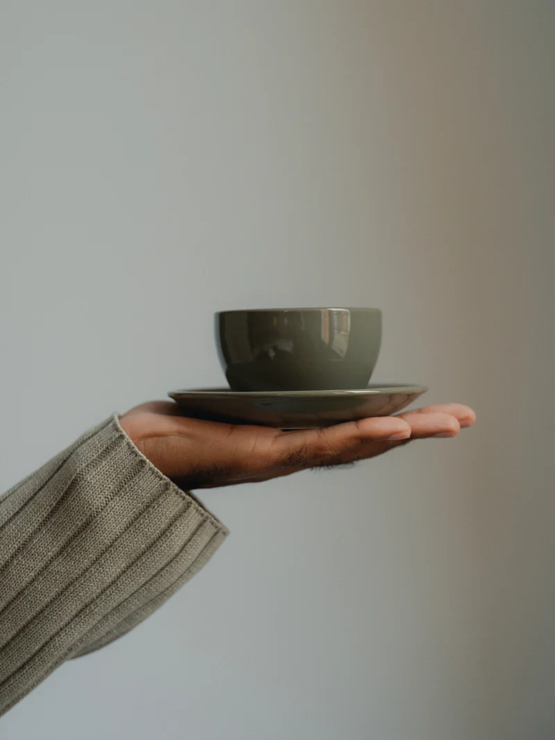Cappuccino, forestis green, set of 2