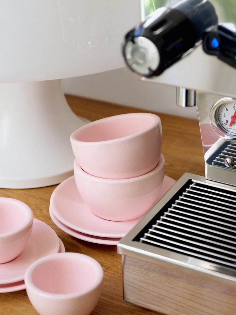 Cappuccino, milky pink, set of 2