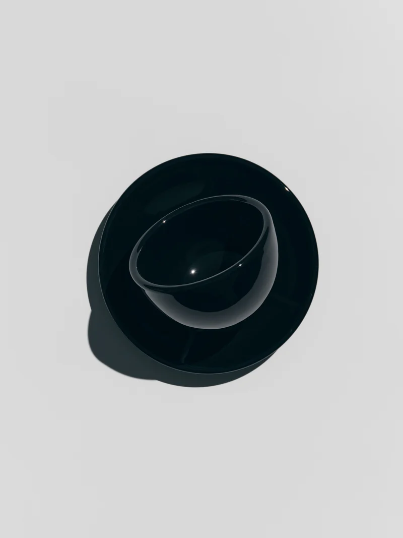 Cappuccino, black, set of 2