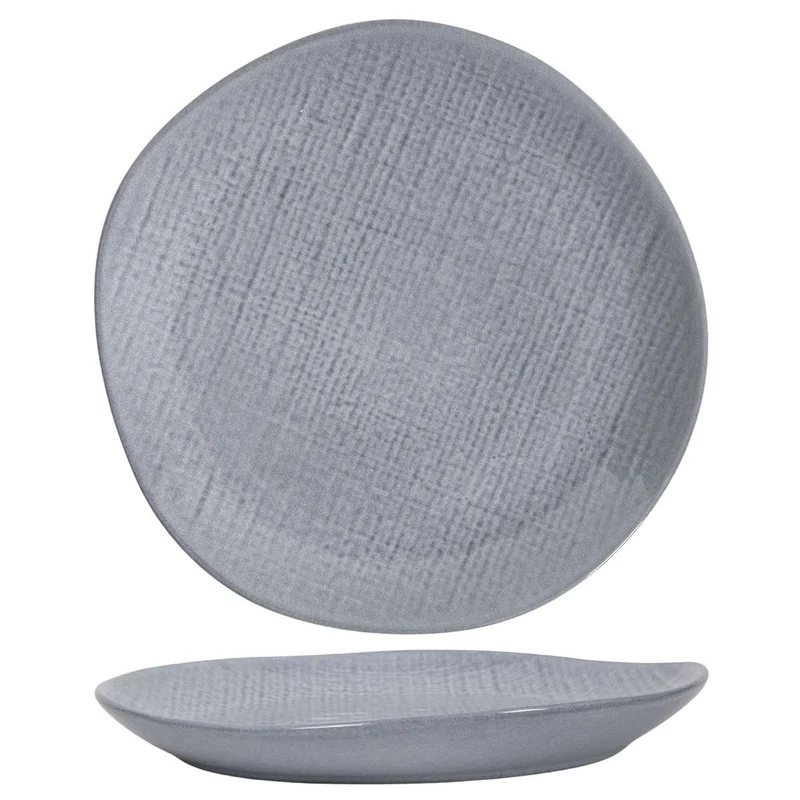 Cookinglife Frühstücksteller / Dessertteller Linen Grey ø 21 cm – 6 Stück