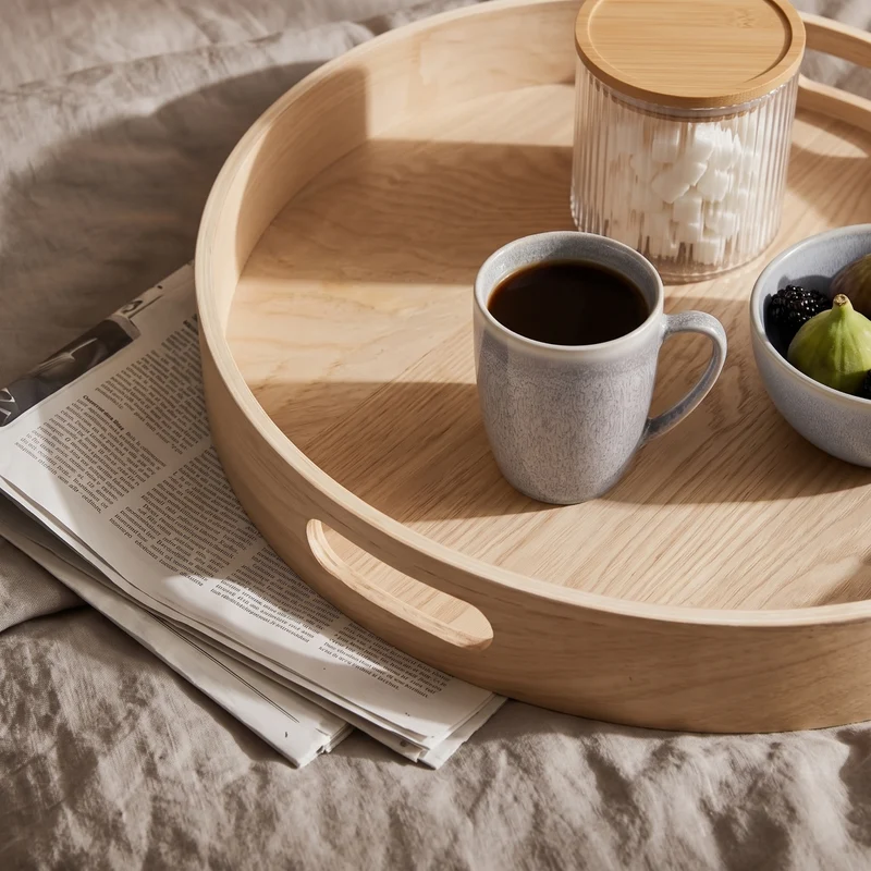 Cookinglife Serviertablett Weidenholz Ø 35 cm