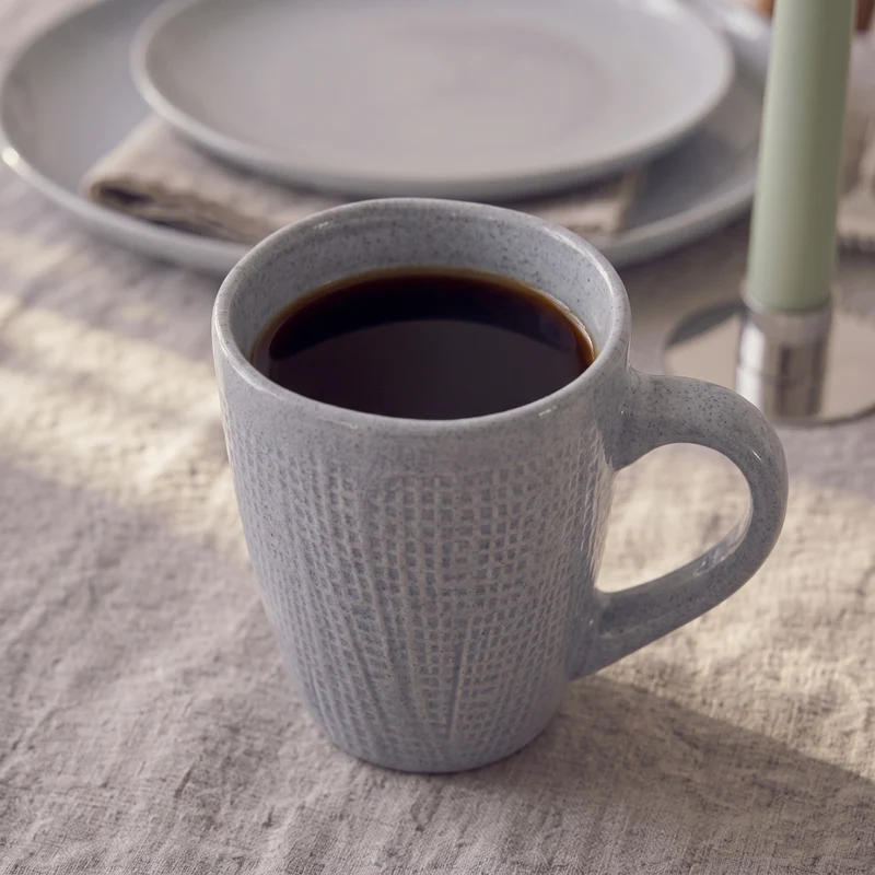 Cookinglife Kaffeetassen Linen Grey 340 ml – 6 Stück