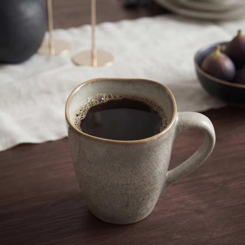 Cookinglife Kaffeetassen Linen Beige 340 ml – 6 Stück