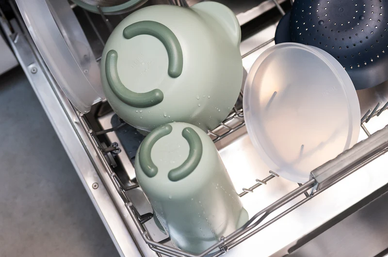 Mepal Rührschüsselset Chef It Nordic Sage 3-teilig - Rührschüssel 1,5 & 3 Liter + Spatel