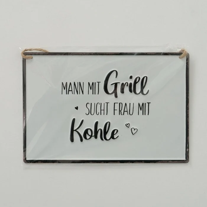 Schild Grillen