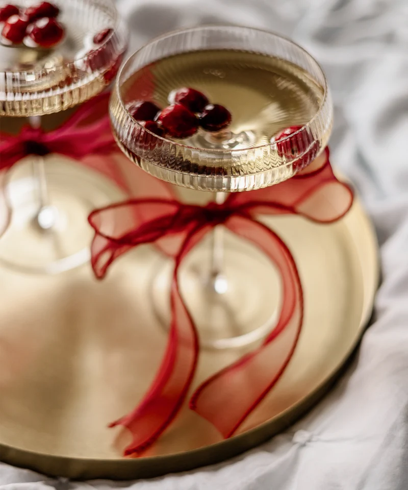 Geriffeltes Champagnerglas | Paris