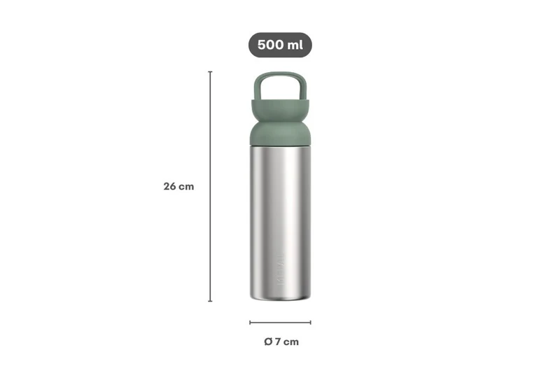 Mepal Thermosbecher mit Teefilter Ellipse Nordic Black - 500 ml