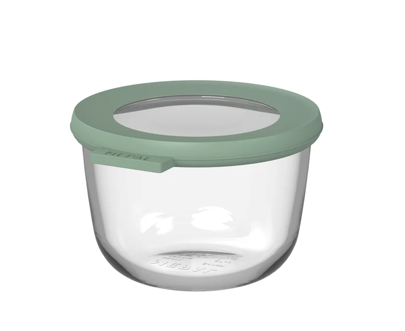 Mepal Glas Frischhaltedose Cirqula Nordic Sage Rund - 500 ml