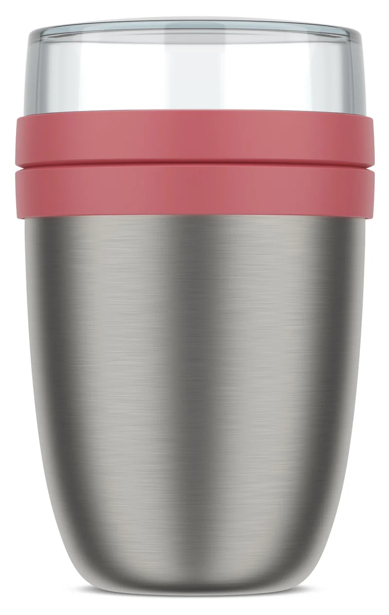 Mepal Thermos Joghurtbecher / Lunchpot Ellipse Vivid Mauve - 500 ml + 200 ml