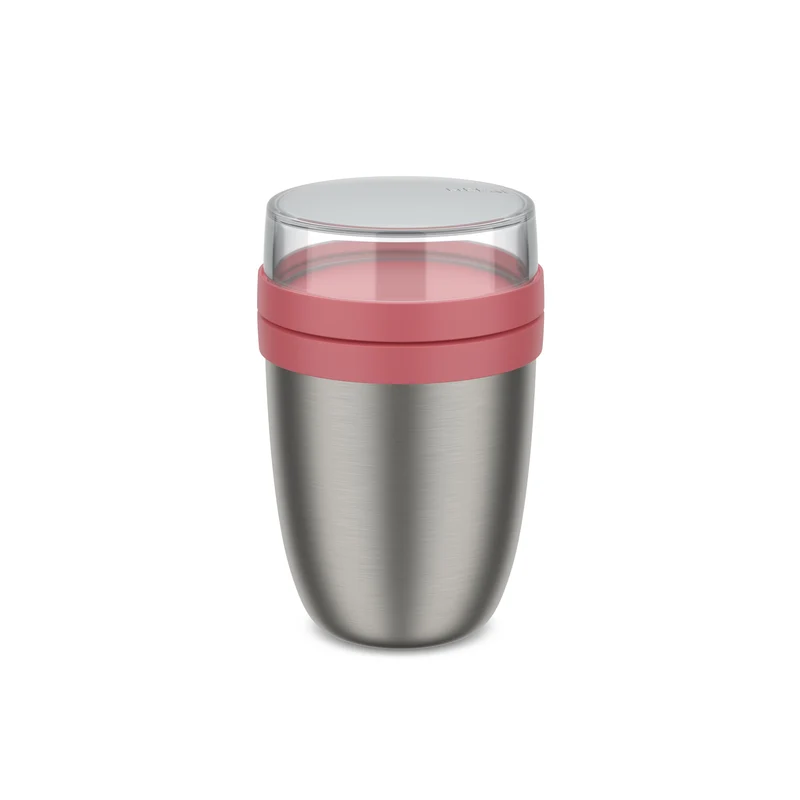 Mepal Thermos Joghurtbecher / Lunchpot Ellipse Vivid Mauve - 500 ml + 200 ml