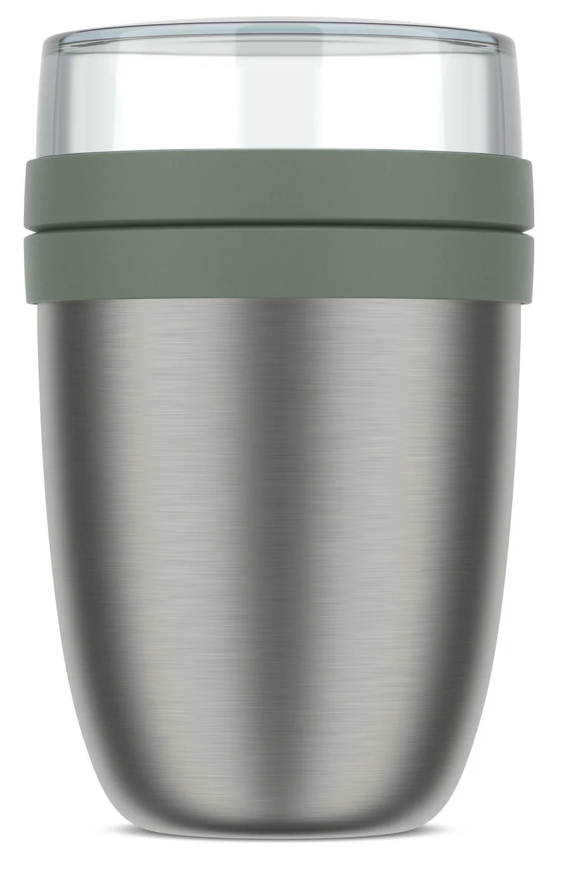 Mepal Thermos Joghurtbecher / Lunchpot Ellipse Nordic Sage - 500 ml + 200 ml