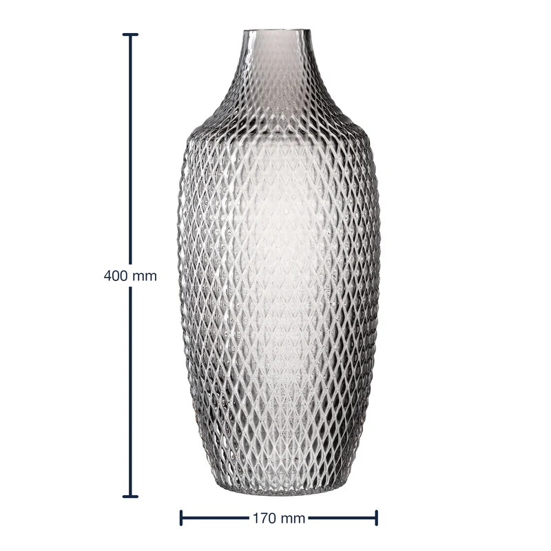 Vase POESIA 40 cm grau