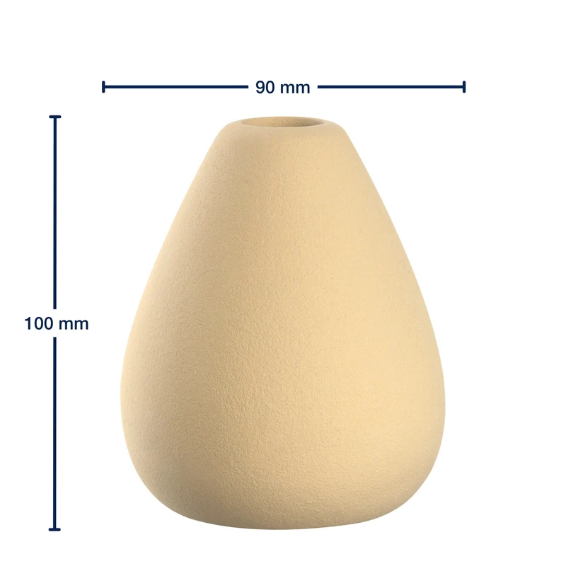Keramikvase LUMINOSA 10 cm gelb
