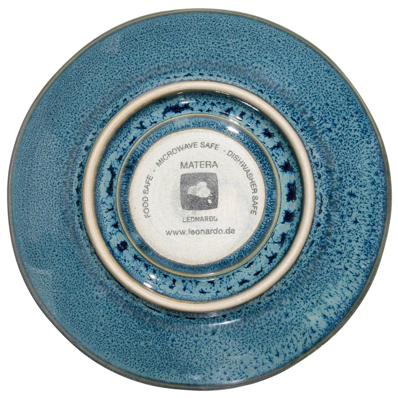 Keramikuntertasse MATERA 11 cm blau 4er-Set