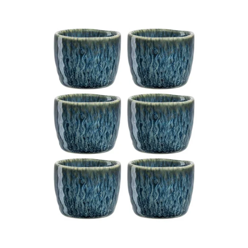 Eierbecher MATERA blau 6er-Set
