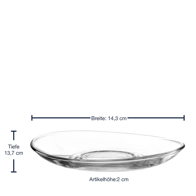 Untertasse NAPOLI 14 cm 6er-Set
