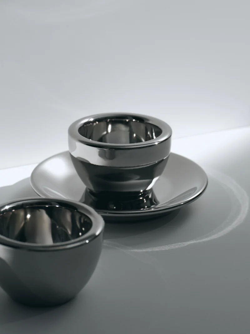 Espresso, chrome, set of 2