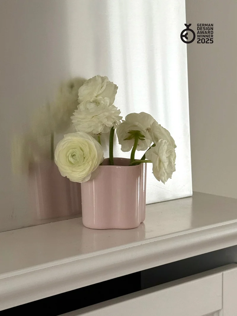 Cloud Jar small, milky pink