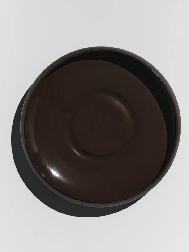 Centerpiece large, darkbrown