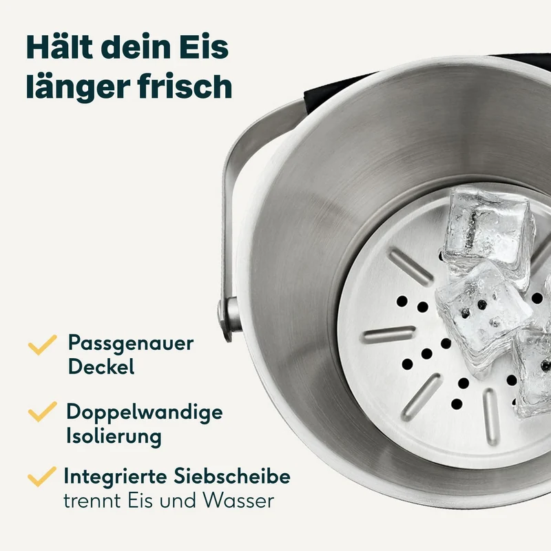 Eiswürfelbehälter mit Deckel