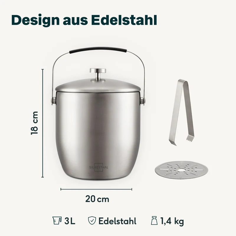 Eiswürfelbehälter mit Deckel