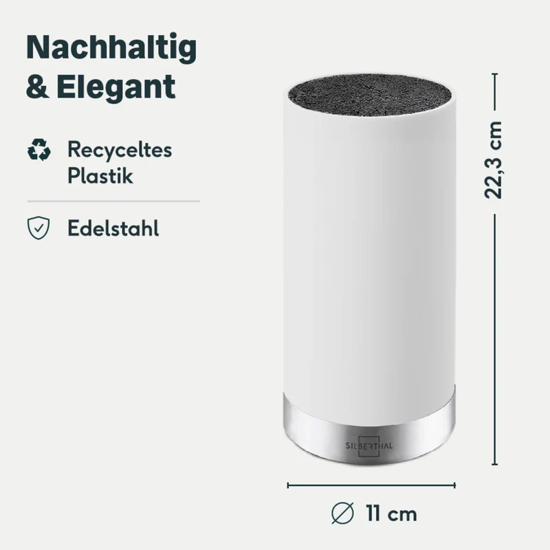 Messerblock weiß