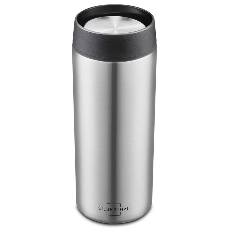 Thermobecher Silber