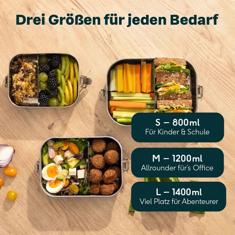 Brotdose Edelstahl 1400ml