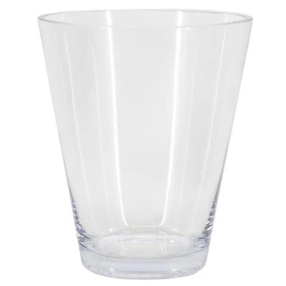 Vaas konisch d17 h20cm COLD CUT helder