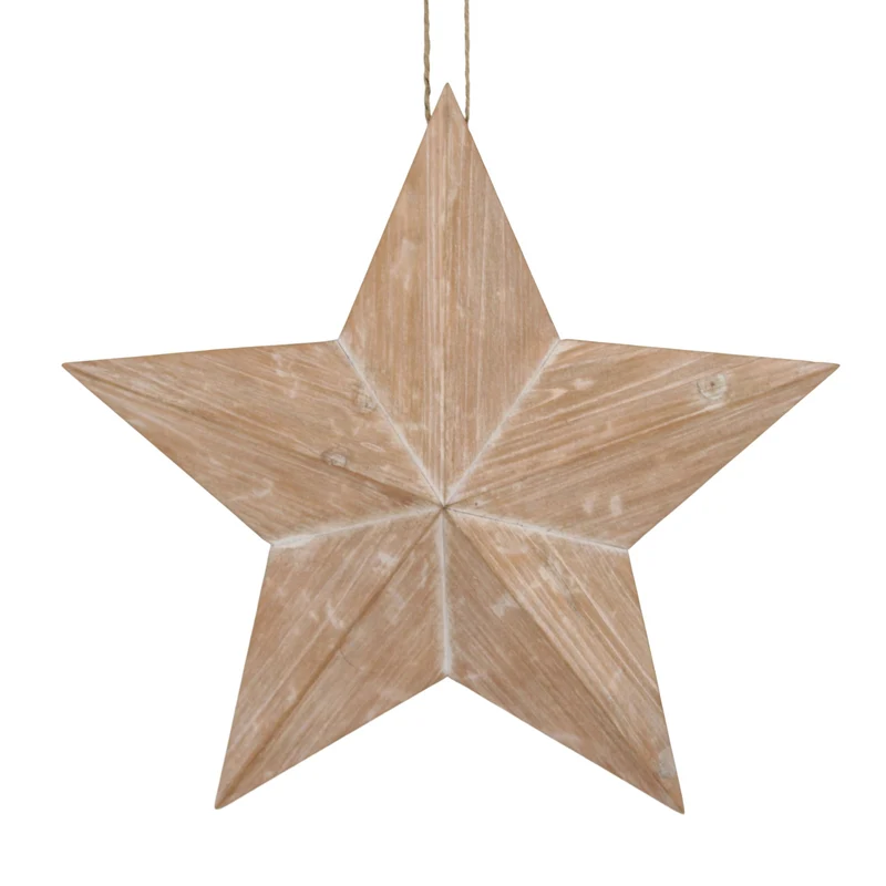 Star fir wood with hanger 45.5x6.5x44cm FSC 100% Natural-wash