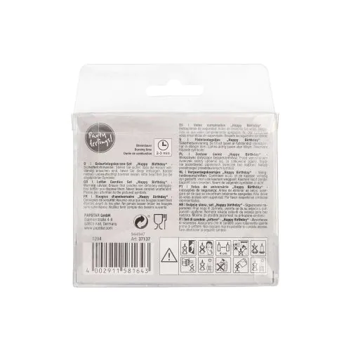 Bunte Happy Birthday Kuchen Kerzen (13 St/Pack)