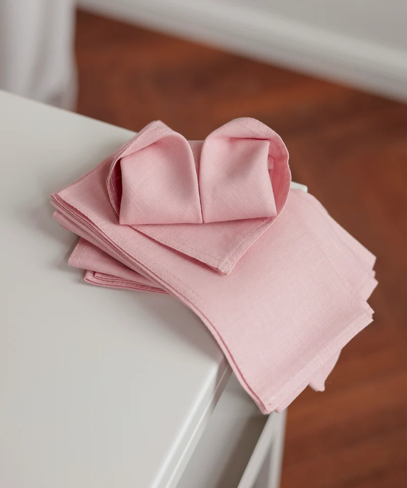Rosa Servietten 6er Set | Kyla