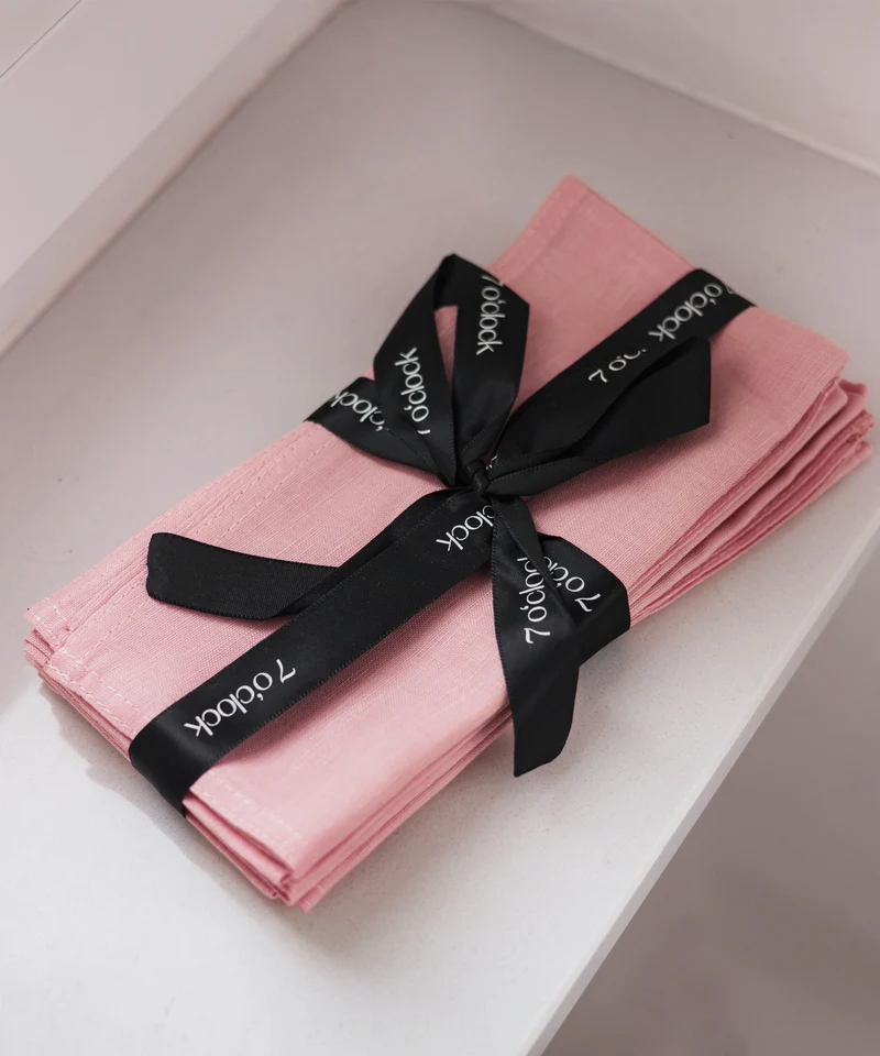 Rosa Servietten 6er Set | Kyla