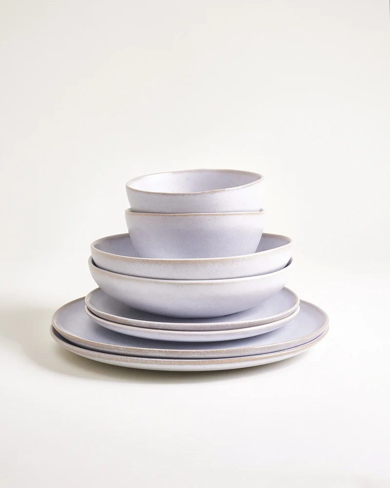 Moura Geschirr-Set weiß 8-teilig